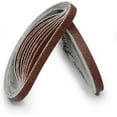 FCSand Paper, 10pcs 10x330mm Abrasive Sanding Belts 600 Grit Sanding
