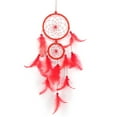 thumbnail image 4 of Dream Catchers for Adults Lace Feather Bead Dreamcatcher Hanging Wall Decor Ornament Gifts for Home Bedroom Birthday Party, 4 of 8
