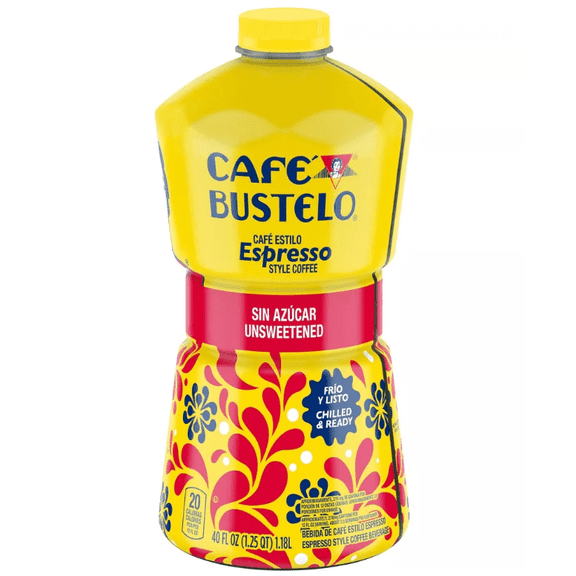 Café Bustelo Unsweetened Espresso-Style Iced Coffee - 40 fl oz