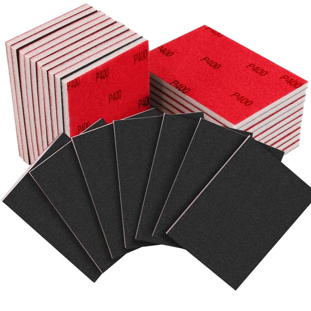 Esponja de lijado Necosthua 400 Grit Ultra Fine, 20 unidades