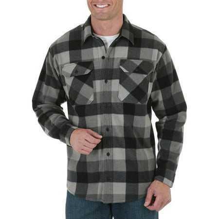 Mens Long Sleeve Fleece Shirt