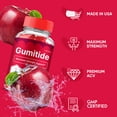 thumbnail image 2 of (1 Pack) Gumitide ACV Gummies, Gumitide All Natural Supplement for Men and Women, 1 Month Supply, 2 of 6