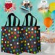 thumbnail image 2 of Bolsas de regalo reutilizables BLEWINDZ negras medianas con pañuelos x16, 2 of 6