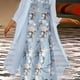 thumbnail image 1 of Plus Size Outfits Set, Women's Plus Floral Print Round Neck Tank Dress & Long Sleeve Coat Outfits Two Piece Set, 1 of 5