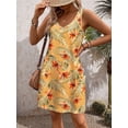thumbnail image 3 of Weardear Sundress for Women 2025 Casual Hawaiian Dresses V Neck Loose Fit Tank Dress with Pockets, 3 of 5