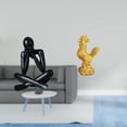 thumbnail image 2 of Escultura Abstracta Moderna De Gallo, Figura Decorativa, Adorno De Escritorio Coleccionable Para Sala De Estar, Estantería, Decoración Del Hogar, Feng Shui, Inauguración De La Casa., 2 of 8