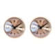 thumbnail image 3 of Reloj de pared Inteprter 4,25 pulgadas silencioso dorado, 3 of 6