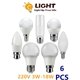 thumbnail image 2 of Lámpara LED GU1O MR16 C37 220V 3W-18W, luz blanca cálida para iluminación del hogar, iluminación de oficina, reemplazo de lámpara halógena de 50W, 2 of 4