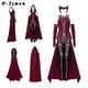 thumbnail image 2 of P-jsmen-Disfraz de Wanda Maximoff para mujer, conjunto completo de capa y pantalones de bruja escarlata, accesorios de Halloween, 2 of 4