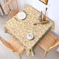 thumbnail image 2 of Fall Pumpkin Square Tablecloth,Waterproof Square Table Cover,Wipeable Spillproof Washable Table Cover for Home Kitchen Party Decor 60"x60"(152x152cm), 2 of 6