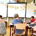 thumbnail image 4 of FENGGUIQU 1Set Reusable Golden New Year Banner with Glitter Letters for Celebration Decor, 4 of 7
