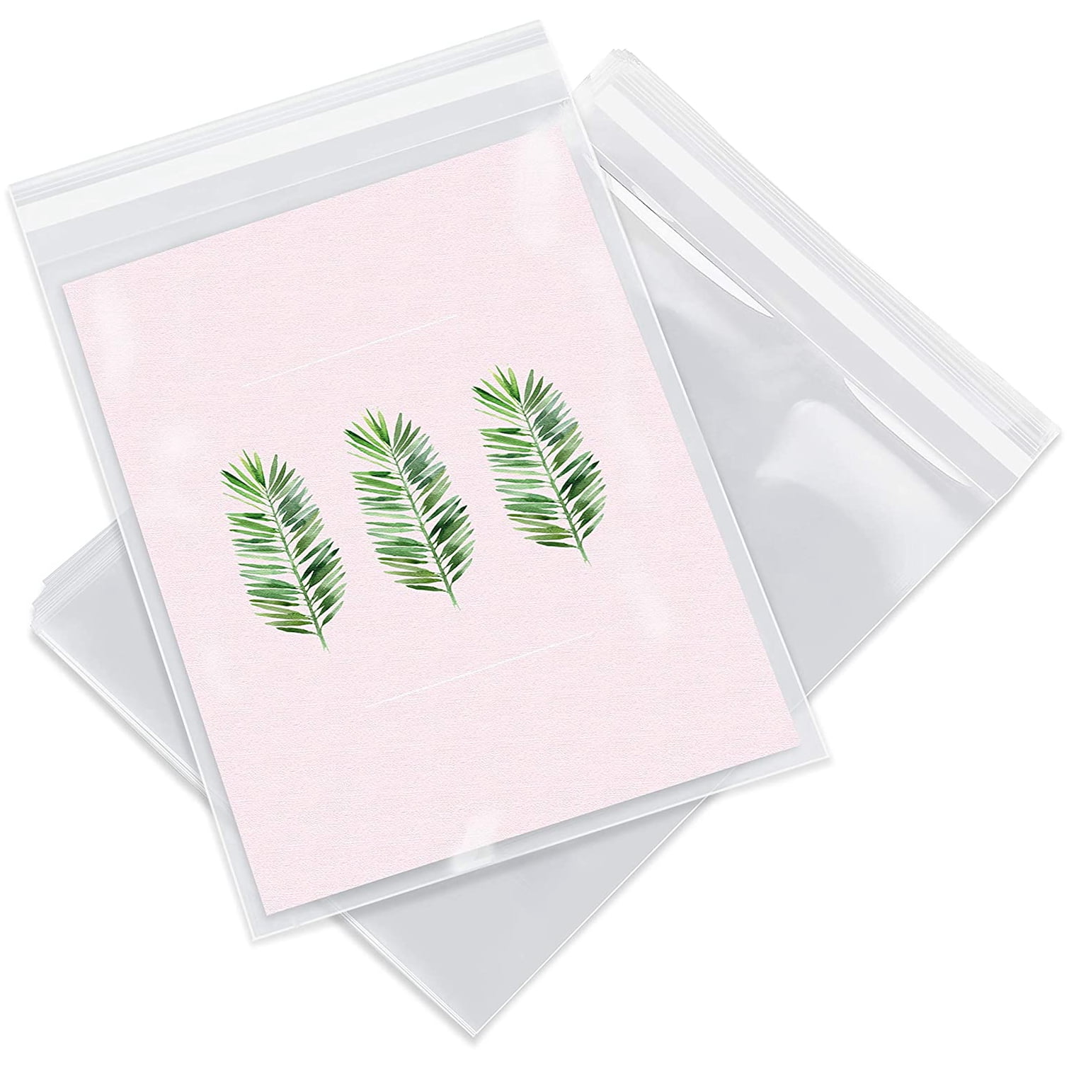Large Clear Cellophane Non Seal Cello Craft Picture Mount Card Bags 