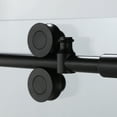 thumbnail image 2 of WOODBRIDGE 48" x 76" Single Sliding Frameless Shower Door MSDC4876-MBL, 2 of 7