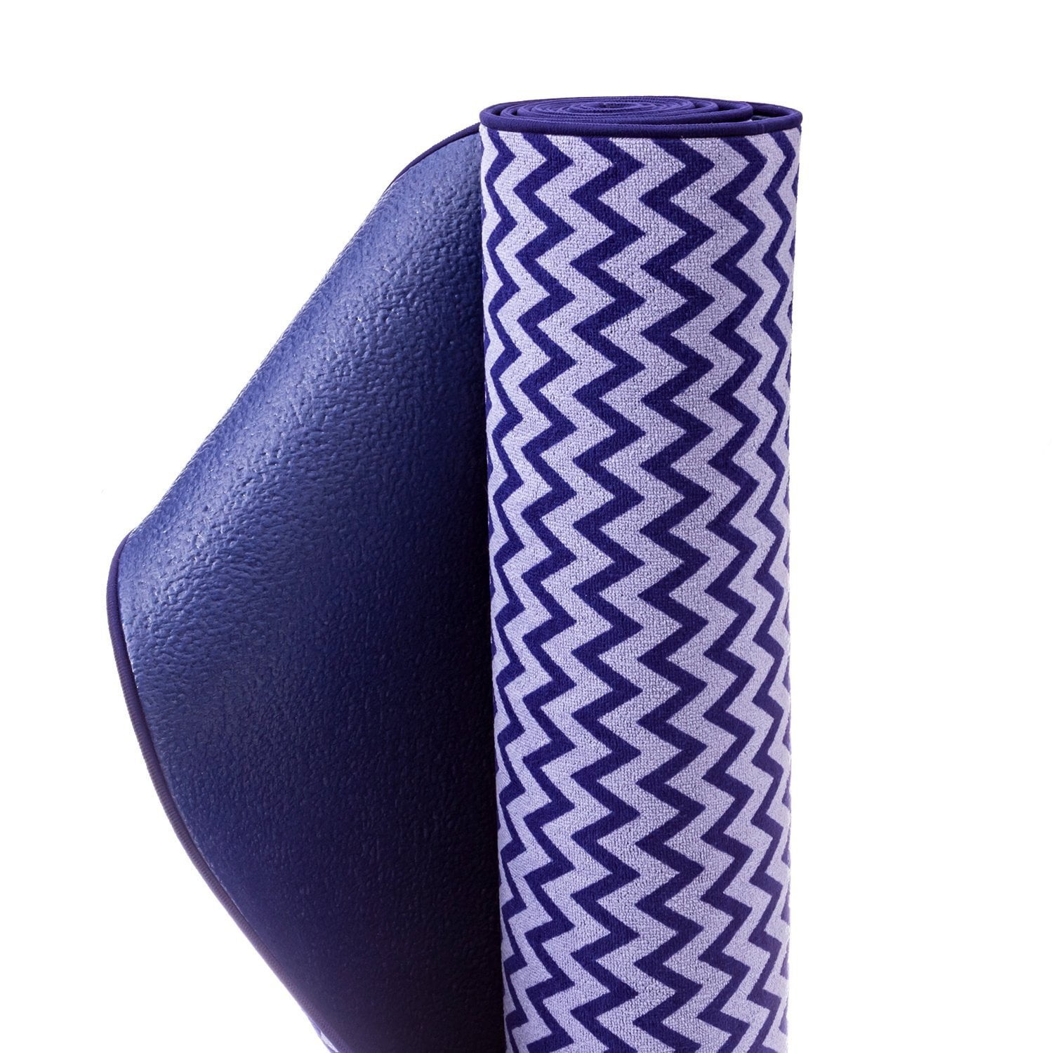 Yoga Mat 2 in 1 Towel and mat Combination Eco Friendly Unique Non Slip "Fusion" Mat - Blue