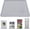 Grey, variant on Washing Machine Drain Pan, 26x26 Inch  Mat with Raised ,  Leak Protector Tray for Under Washer and Dryer, Anti-Slip and Foldable Laundry Room Mat