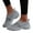 Grey, variant on Women's Arch Support Orthopedic Walking Shoes Comfortable Mesh Slip on Running Tennis Sock Sneakers