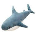 thumbnail image 2 of 1pcs Plush Shark Doll Toy Cute Mini Keychain Soft Stuffed Speelgoed Animal Plushie for Birthday Gifts Doll Gift For Children 45cm pink white, 2 of 6