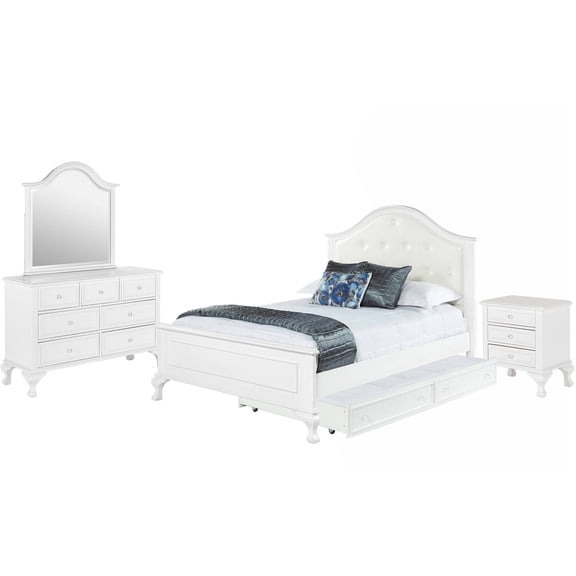 Picket House Furnishings Jenna Twin Panel w/ Trundle 4PC Bedroom Set