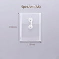thumbnail image 1 of 5PCS Thickened A4 A6 File Folder Desktop Document Paper Organizer Storage Bag School Stationery A6 5PCS, 1 of 4
