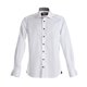 thumbnail image 1 of J Harvest & Frost - Camisa formal tallaje regular Modelo Red Bow hombre caballero (Blanco/Azul marino) J Harvest & Frost UTRW3871_whitenavy, 1 of 1