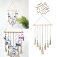 thumbnail image 3 of Macrame Wall Hanging Art Decor Photo Display, Hermoso Arte de Pared para , Decoración de Dormitorio - Beige BLESIY tapiz de macramé, 3 of 8