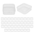 thumbnail image 3 of 40 Pack Pack Clear Plastic Beads Storage Containers Box with Hinged Lid for Small Items, Diamond, Be, 3 of 5