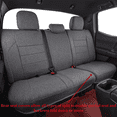 thumbnail image 4 of coverdream Custom Seat Covers Custom Fit Toyota Tundra Extended Cab and Double Cab 2014 2015 2016 2017 2018 2019 2020 2021 Models - Polyester (Gray,Full Set), 4 of 7