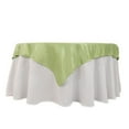 thumbnail image 7 of Efavormart Sage Green Seamless Lamour Satin Square Table Overlay - 54", 7 of 7