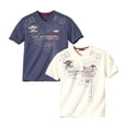 thumbnail image 1 of Atlas For Men - Camiseta para Hombre - Pack de 2 (Azul, Blanco), 1 of 2