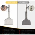 thumbnail image 4 of SDS PLUS Tile Chisel, Newly Improved High Quality 165mm x 75mm Tile Chisel, Tiler's Chisel, Chiselled Curved Tile Chisel for Ceramic and Floor Tiles, 4 of 5