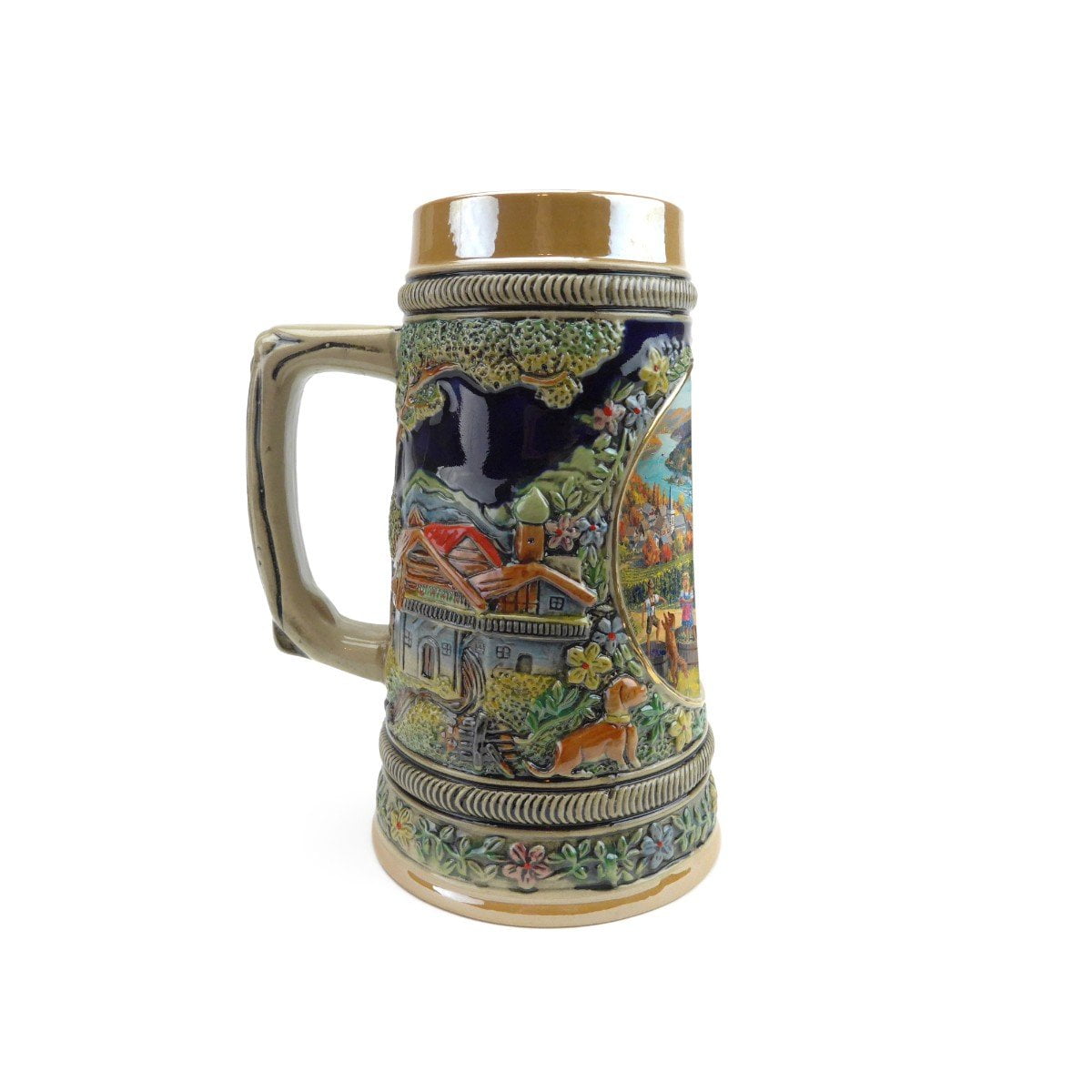 Fall in Germany Beer Stein .5 Liter Embossed Ceramic - Walmart.com