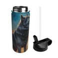 thumbnail image 2 of Pofeuu Moonlit Night Sky Wolf Print 18oz Sports Insulated Kettle, Sports Bottle Water Bottles For Men Women For Gym Hiking Camping Running Mountain Bike Outdoor Sports, 2 of 8