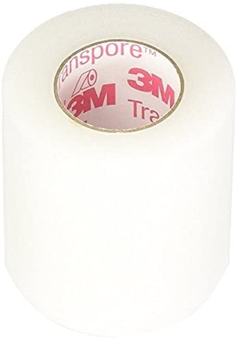 3M 1527-2 Transpore Surgical Tape 2" x 10 Yds - Box of 6 Rolls