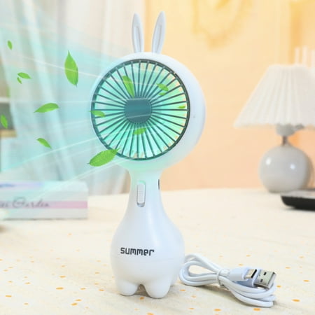 

Naittoop Home Kitchen Clearance! 2024 New Cute Ears Colorful Gradient Handheld Small Fan Portable Gift Fan For Going Out