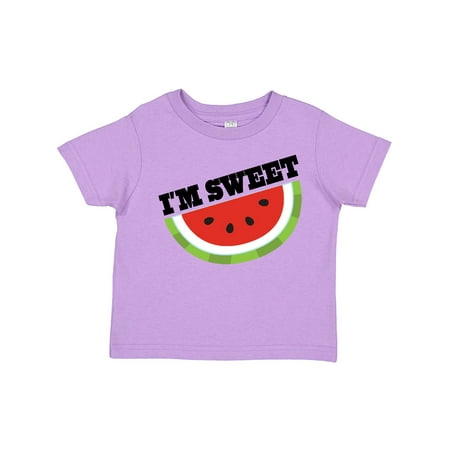 

Inktastic I m Sweet Watermelon Gift Toddler Boy or Toddler Girl T-Shirt