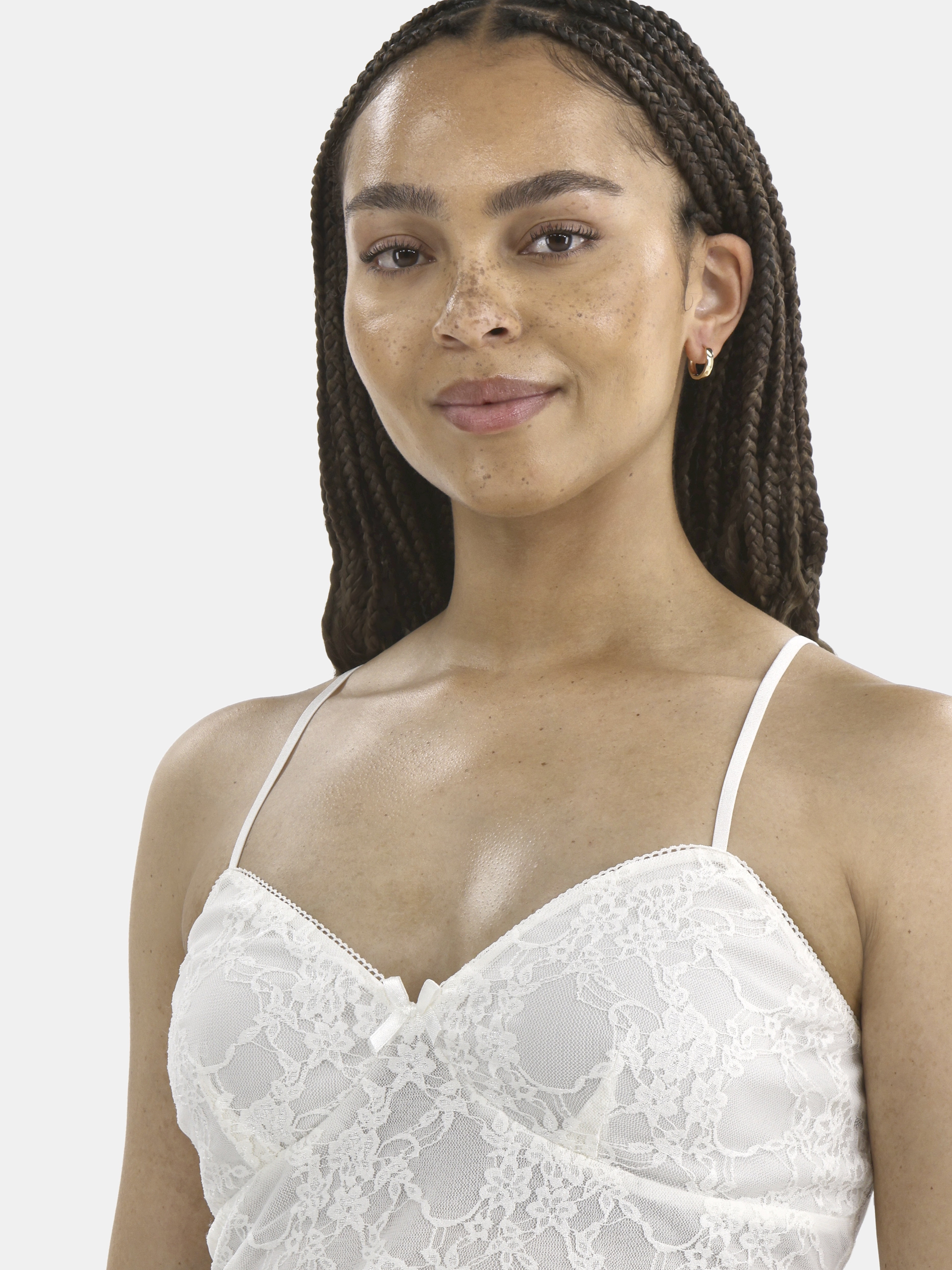 No Boundaries Lace Tank with Picot Trim, Women’s