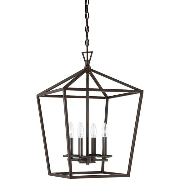 Luminance 4 Light 16 inch 60 Watt Cage Pendant