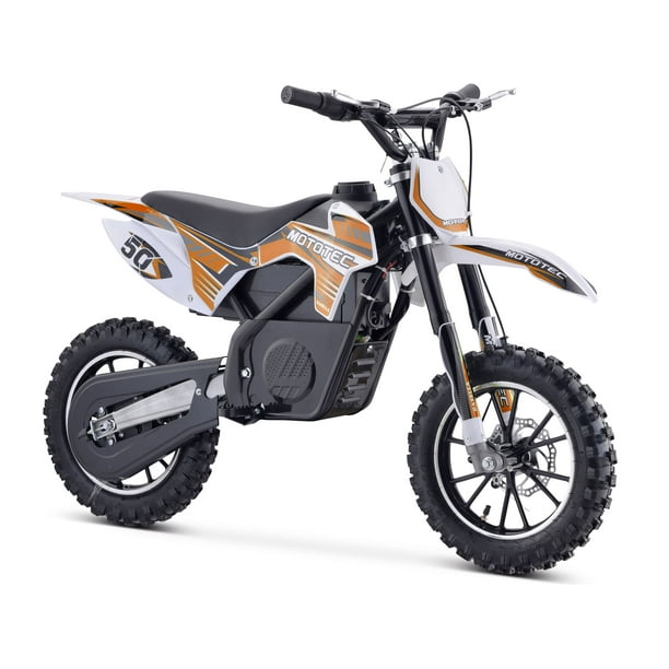 Mototec 24v Kids Electric Dirt Bike Orange Walmart Com