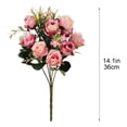 thumbnail image 3 of Artificial Small Rose Bouquet for Home Table Decor, Realistic Flower Arrangement for Wedding Centerpiece and Wall Decoration, Lasting Floral Display, 3 of 6