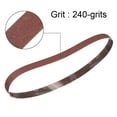thumbnail image 4 of 5/8-inch X 18-inch Sanding Belt 240 Grits Aluminum Oxide Sand Belts 10pcs, 4 of 4