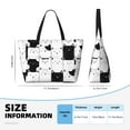thumbnail image 4 of Daiia Doodle Cute Cat Beach Travel Bag - Water-Resistant Beach Bag, Lightweight Tote with 7 Pockets for Women and Men - Gym,Pool,Camping,Reusable Grocery Bag, 4 of 7