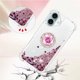 thumbnail image 3 of Funda para iPhone 16 Plus con Brillo Líquido Flotante, Purpurina, Parachoques y Anillo Giratorio Soporte, 3 of 5