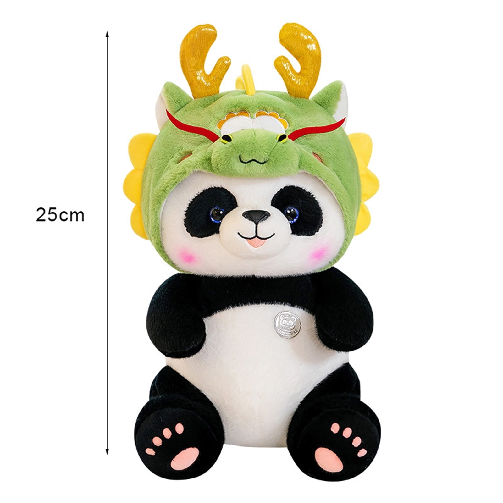 ♡panda♡ 120/130（U）（O） Rare Retired Sanrio Pannapitta Plush Panda Poseable 2003 W