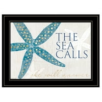 The Sea Calls by Kate Sherrill Print Wall Art Wood Multi-Color