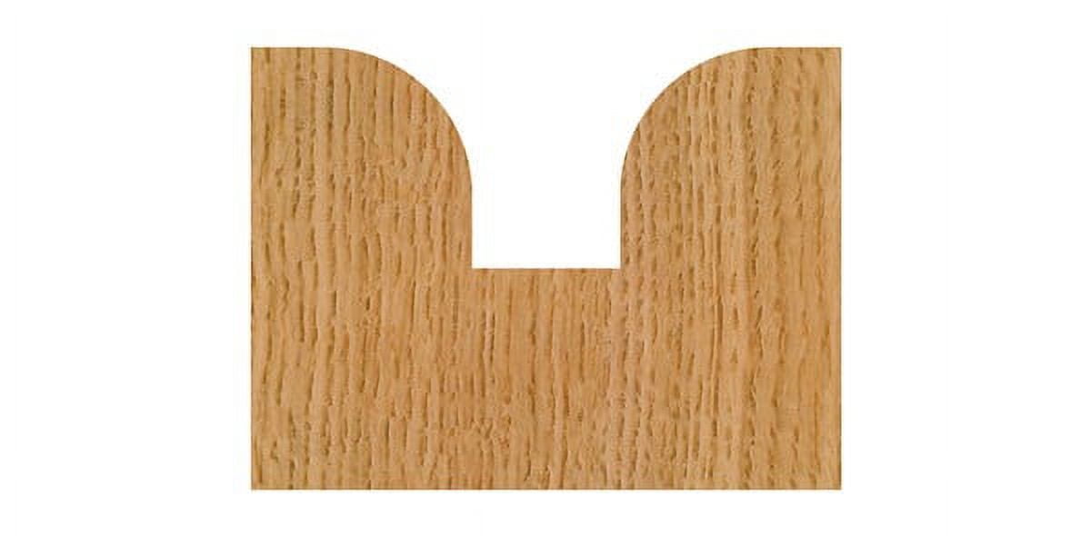 Whiteside Router Bits 2055 Plunge Round Over Bit with Plunge Point 1/4-Inch Radius and 3/4-Inch Large Diameter