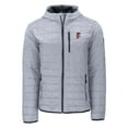 thumbnail image 2 of Men's Cutter & Buck  Gray Fresno Grizzlies Rainier PrimaLoft Eco Full-Zip Hooded Jacket, 2 of 3