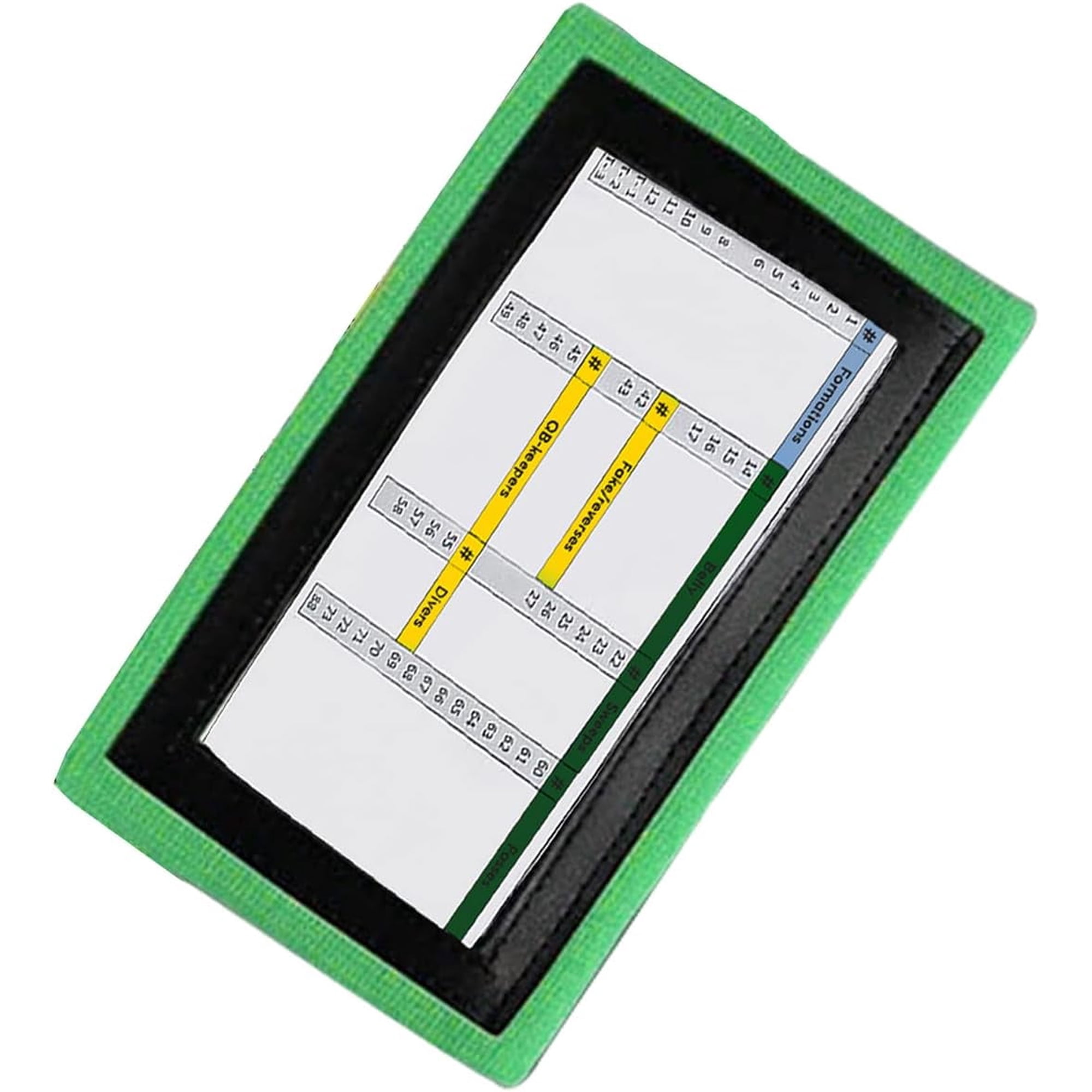 Pro Athletics Football Play Wristbands | Sports Playbook Band | Youth Quarterback Gear | Wristband Playbook | Softball Wristbands for Signs.