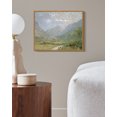 thumbnail image 6 of Drsoum Vintage Landscape Framed Canvas Wall Art Retro Village Prints Modern Kitchen Bathroom Office Decor 8x10in Natural Framed, 6 of 6