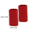thumbnail image 2 of Unique Bargains 1 Pair of Sweat Absorbent Quick Drying Sports Wristbands Red M, 2 of 6