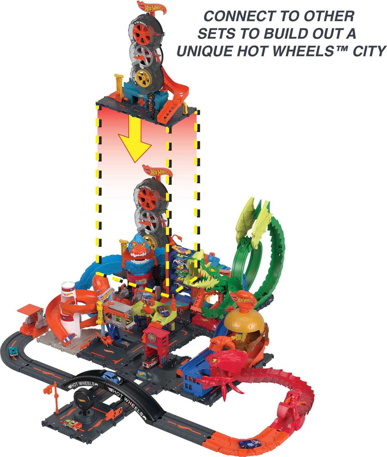 Hot Wheels City Super Tyre Shop Playset - Playpolis